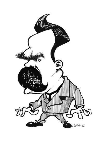 friedrich nietzsche caricatura